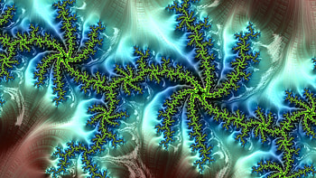 Trippy Psychedelic Fractal, colorful, colors, blue, Abstract, fractal, abstract blue HD wallpaper