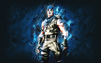 Fortnite Warpaint Skin, Fortnite, main characters, blue stone background, Warpaint, Fortnite skins, Warpaint Skin, Warpaint Fortnite, Fortnite characters HD wallpaper