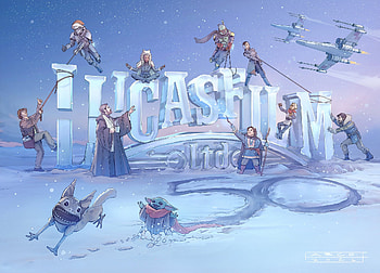 Lucasfilm holiday card, 2021 revealed HD wallpaper