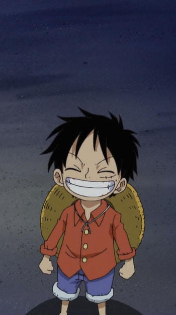 One piece, art, mouth, luffy, ruffy HD phone wallpaper