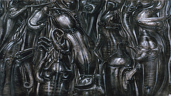 Biomechanical Landscape, H.R. Giger HD wallpaper