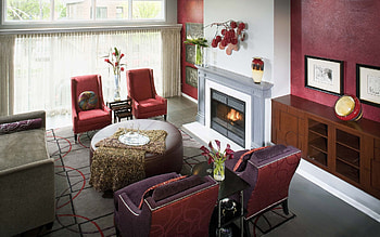 Miscellanea, Miscellaneous, Sofa, Furniture, Living Room, Fireplace HD wallpaper