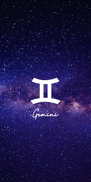 Gemini, sky, zodiac, night, stars HD phone wallpaper