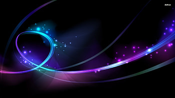 Glowing Circles and Curves . HD wallpaper