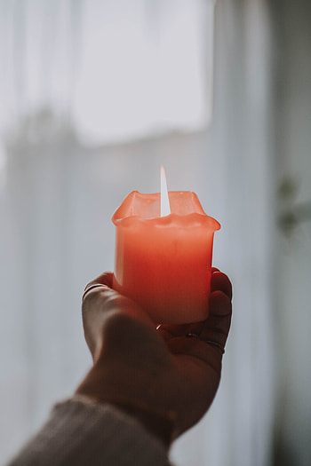 Fire, Hand, Miscellanea, Miscellaneous, Candle HD phone wallpaper