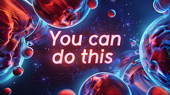 Inspirational Cosmic Motivation, motivational, inspirational, you can do this HD wallpaper