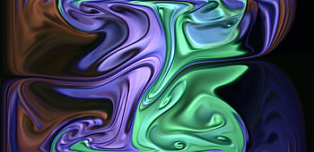 Colorful fluid, aqua, electric blue, freaky fluid, purple and green HD wallpaper