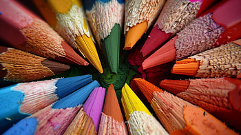 Vibrant Colored Pencil Art - Stunning, colored pencil, colored pencils, art supplies, stationery, creative HD wallpaper