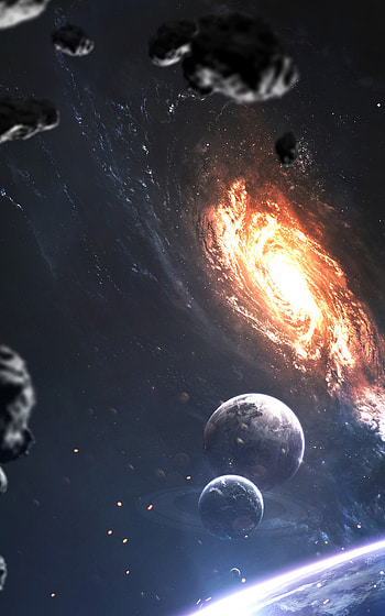 Planets, Universe, Meteorites, Galatika, Galcatics HD phone wallpaper