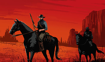 Red Dead Redemption 2 Cover, red-dead-redemption-2, games, artwork, artstation HD wallpaper