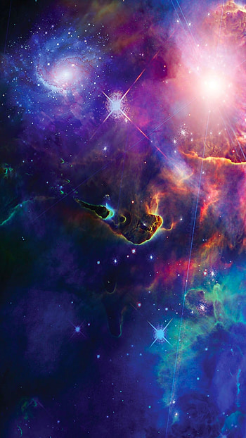 Cool Space, Planets, Galaxy HD phone wallpaper