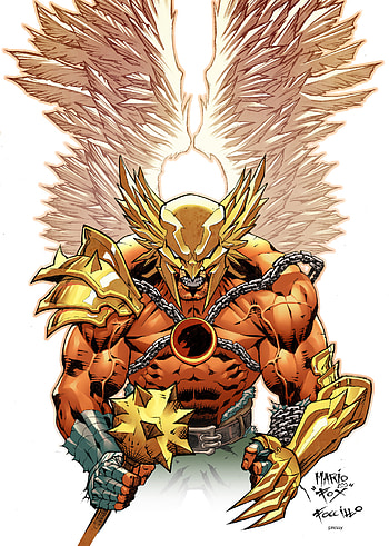 Impressive Hawkman art, Comic book character, Detailed illustration, Digital art HD phone wallpaper