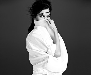 Anna Lewandowska, Women, model, shooting, hair HD wallpaper
