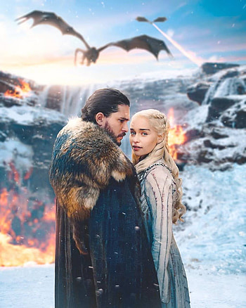 Jon y Daenerys, Daenerys Targaryen And Jon Snow HD phone wallpaper