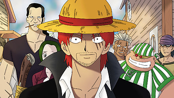 Shanks crew One piece, red hair, straw hat, Shanks (One Piece), Anime, One Piece HD wallpaper