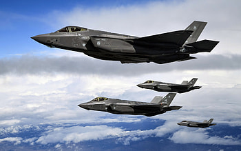 lockheed martin f-35 lightning ii, f-35a, american fighter-bomber, f-35, us air force, combat aviation HD wallpaper