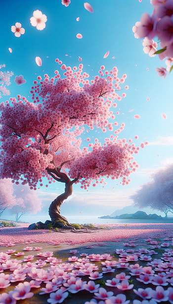 Blooming Cherry Blossom - Serene , cherry blossom, tree, pink flower, spring HD phone wallpaper