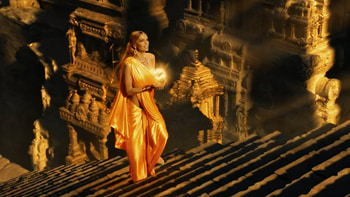 Climbing temple stairs 3, Beautiful, Temple, Steps, Stairs, Climbing, Fantasy HD wallpaper