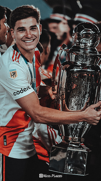 JULIAN ALVAREZ, campeon, riverplate, nicopiazzo, argentina, river plate, cr7, football, messi, football HD phone wallpaper