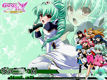 Galaxy Angel-Vanilla H, galaxy angel x, anime, green, vanilla h, galaxy angel HD wallpaper