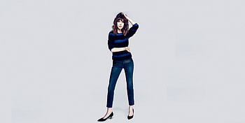 Minimal, Alexa Chung, minimal, celebrity, jeans HD wallpaper