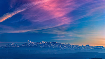 Colorful Afterglow, sky, nature HD wallpaper