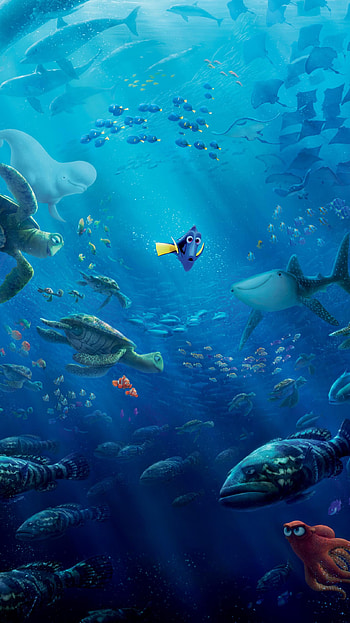 Finding Dory (2022) movie HD phone wallpaper