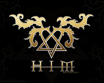 HIM Heartagram, heartagram, him, logo HD wallpaper