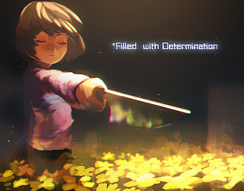 cropped frisk (undertale) knife legeh undertale ... HD wallpaper