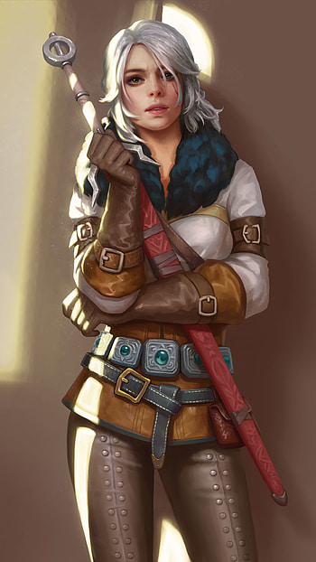 Ciri in Witcher 3 game, Sony Xperia , visuals HD phone wallpaper
