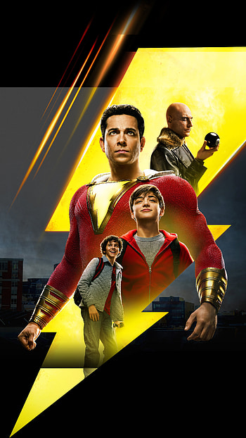 Shazam Movie, New poster, Sony Xperia XZ, Premium HD phone wallpaper