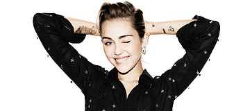 Miley Cyrus, mood, singer, wink HD wallpaper