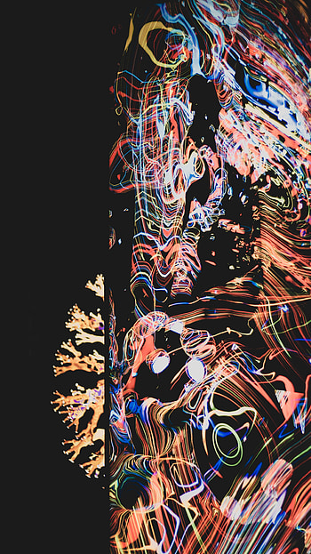 Abstract, Dark, Multicolored, Motley, Long Exposure, zelight HD phone wallpaper