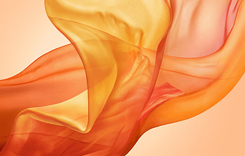 Apple, orange, waves, stock HD wallpaper