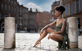 Model, women, girl, hair HD wallpaper