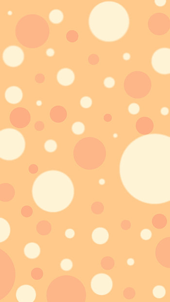 Orange PolkaDots, Pattern, Blur, Dot, Polka, PolkaDot, Pastel, Bubbly HD phone wallpaper