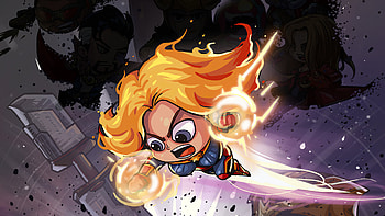 Captain Marvel Little Art, captain-marvel, superheroes, artwork, artstation HD wallpaper