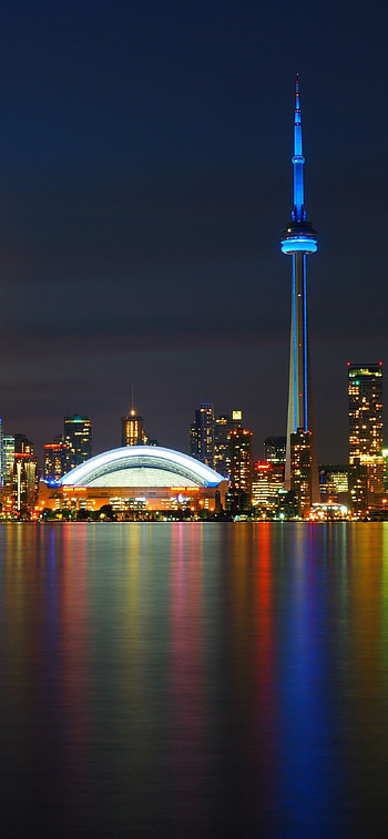 Rogers Center, Toronto Skyline HD phone wallpaper