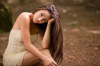 beautiful girl, girl, model, beautiful, hair HD wallpaper