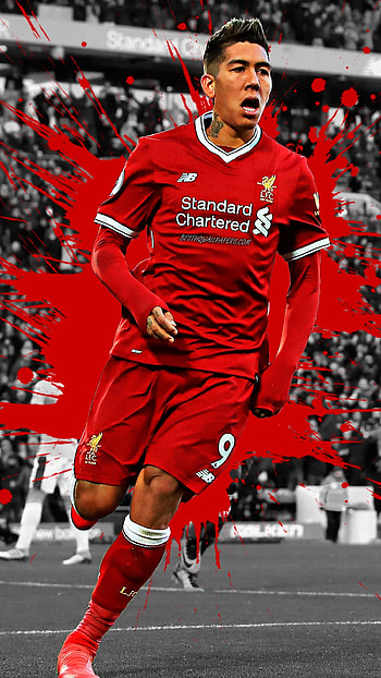 Liverpool, Roberto Firmino HD phone wallpaper