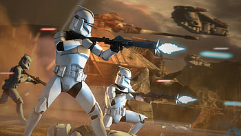 Battle Of Geonosis, artist, artwork, deviantart HD wallpaper