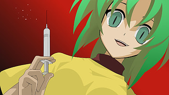 Higurashi Shion, shion sonozaki, needle, insane, higurashi, when they cry HD wallpaper