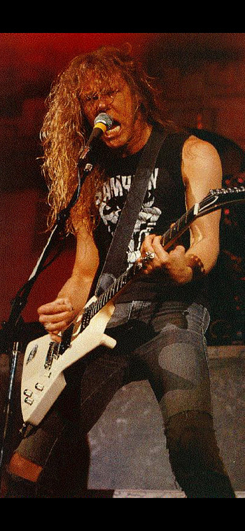 James hetfield 1985, musica, concierto HD phone wallpaper