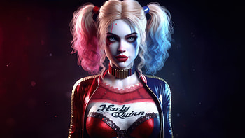 Unleashing Harley Mayhem, harley-quinn, supervillain, superheroes, artist, artwork, digital-art, deviantart HD wallpaper