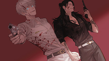 Suguru Geto, Jujutsu Kaisen, Satoru Gojo, Anime HD wallpaper