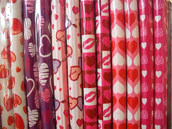 Valentines Pencils, valentines, pink, heart, pencils HD wallpaper