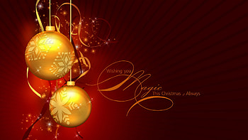merry christmas, gifts, balls, gold, religious, holiday, presents, pretty, christmas, red, festive, santa HD wallpaper