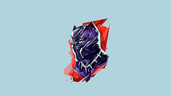 Black panther, superhero, marvel comics, heroes, art HD wallpaper