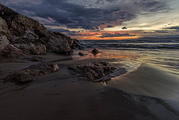 Beach Ocean , nature, ocean, beach HD wallpaper