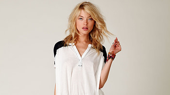 Martha Hunt, blonde and beautiful, celebrity HD wallpaper